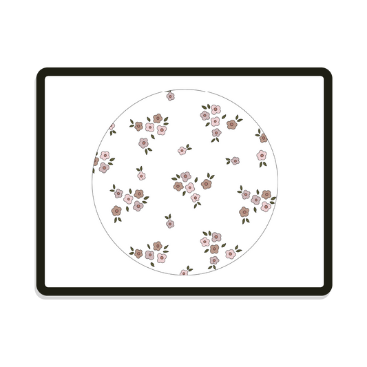 Audrey | Round | Floral Pattern