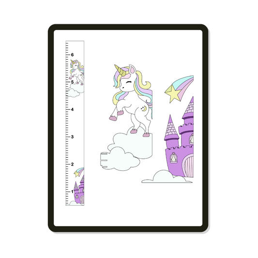 Aurora Growth Chart | Unicorn Digital SVG Template