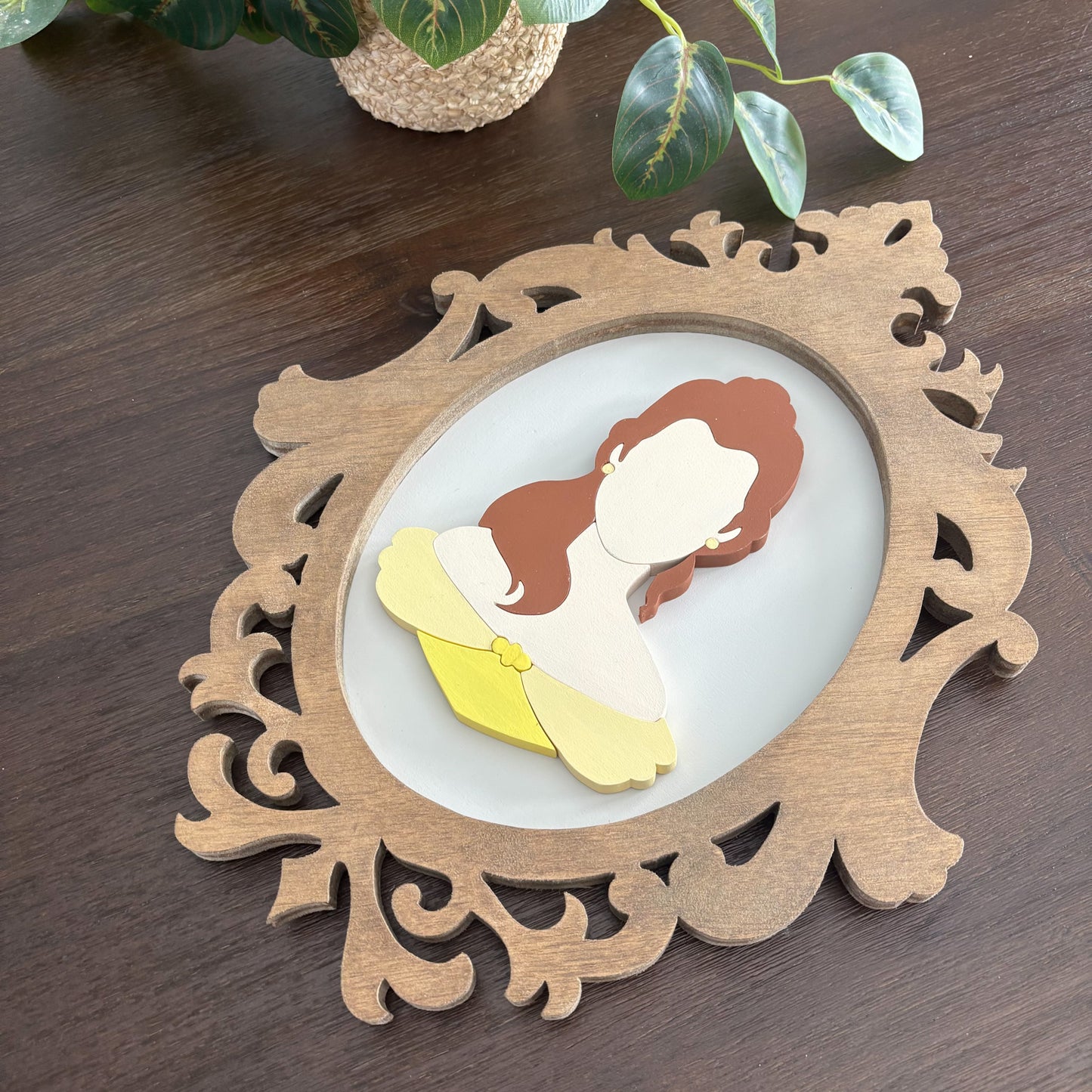 Belle | 3D Magical Princess Sign