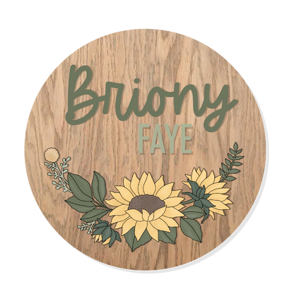 Briony | 3D Wood Sign