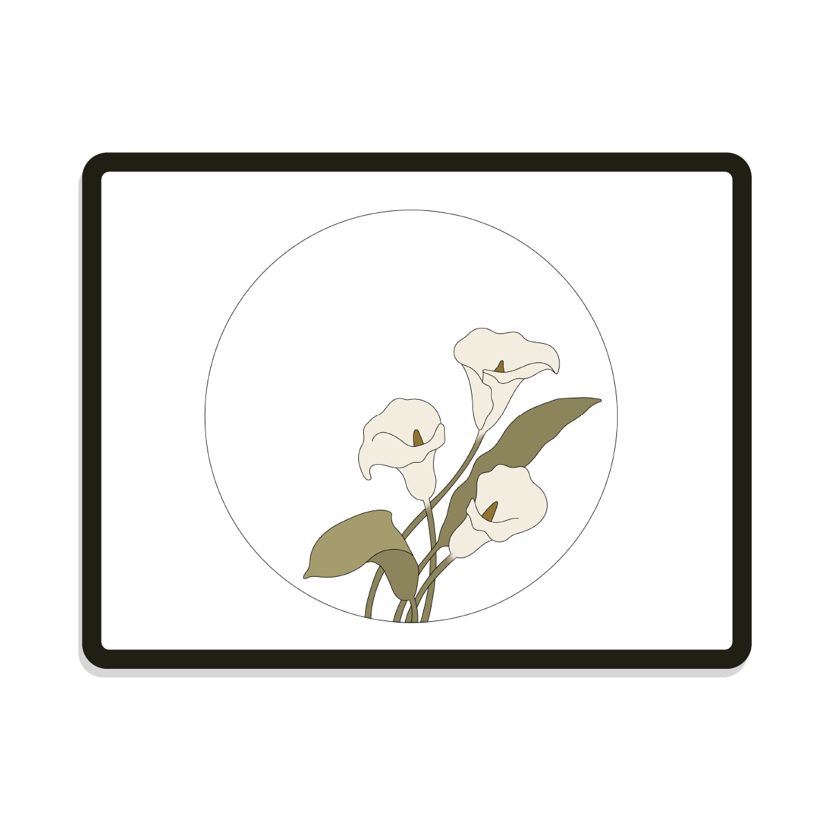 Brittany | Round | Calla Lily