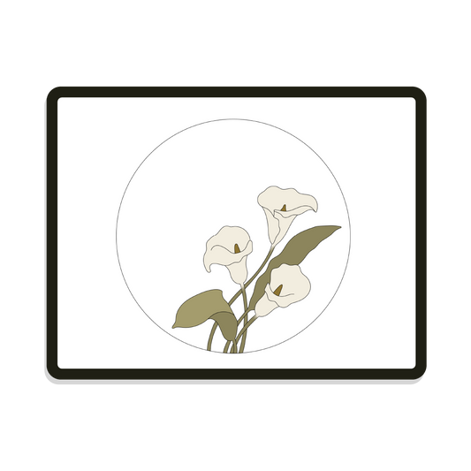 Brittany | Round | Calla Lily