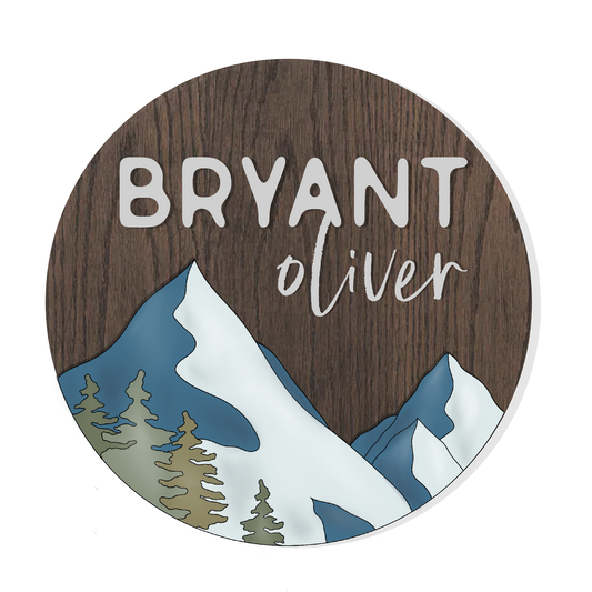 Bryant | 3D Wood Sign