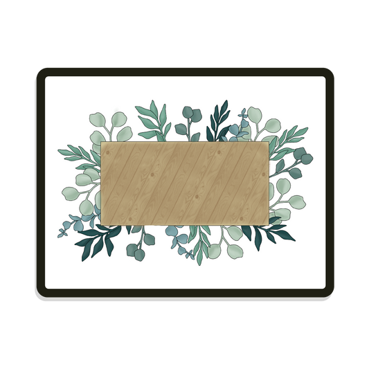 Brynn Rectangle | Eucalyptus Frame