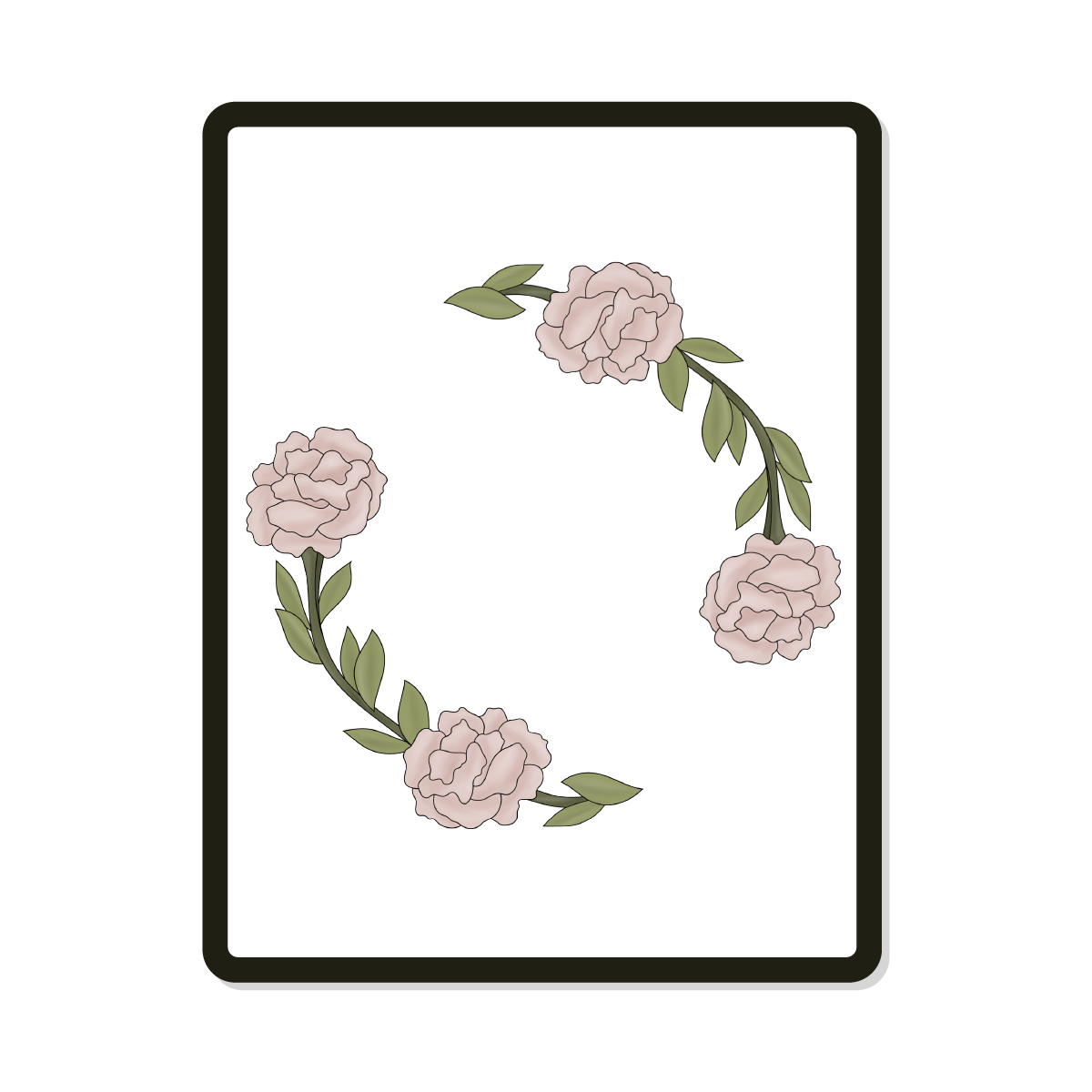 Carnation Round | Floral