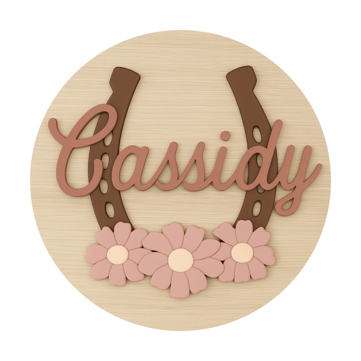Cassidy | 3D Wood Sign