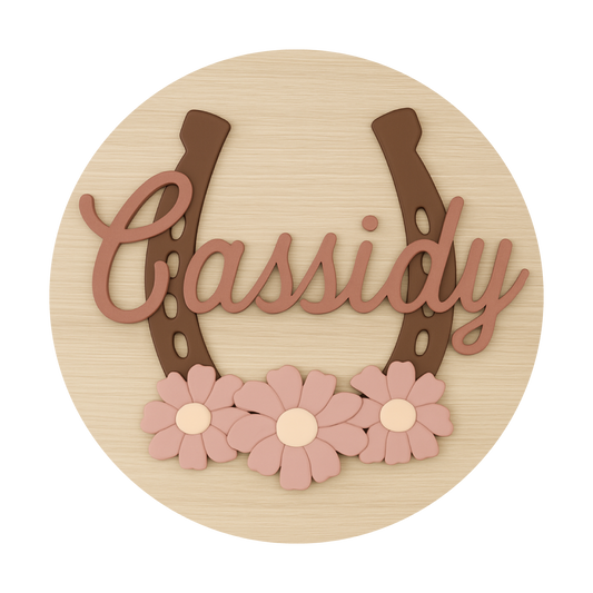 Cassidy | 3D Wood Sign