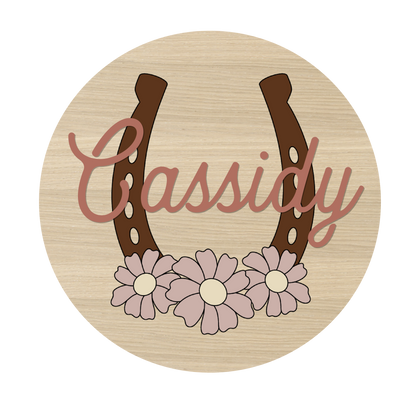 Cassidy | 3D Wood Sign