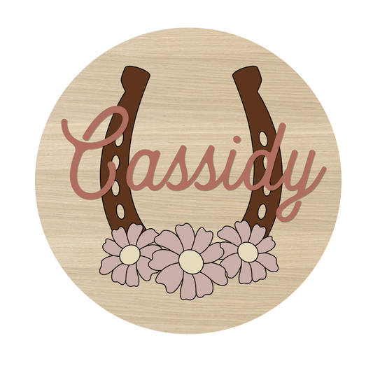 Cassidy | 3D Wood Sign