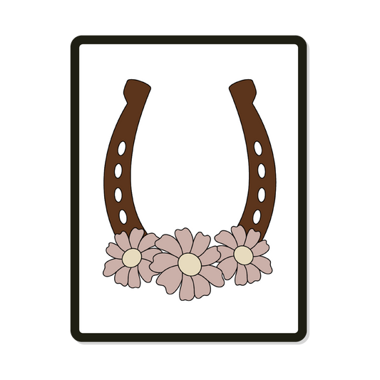 Cassidy | Floral Horseshoe