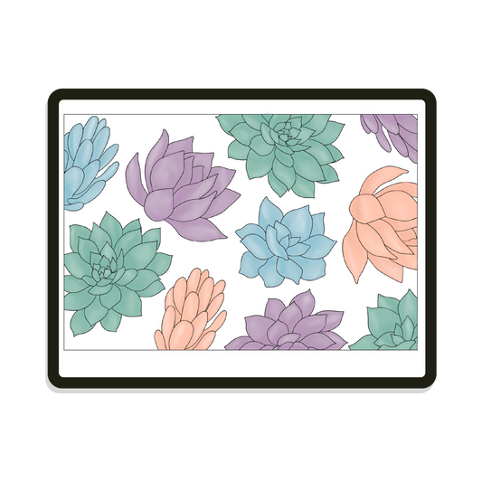 Cheyanne | Rectangle | Succulents