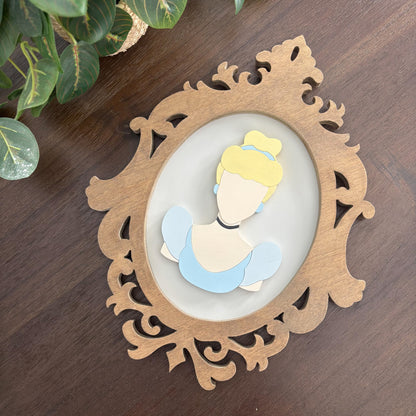 Cinderella | 3D Magical Princess Sign