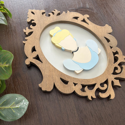 Cinderella | 3D Magical Princess Sign