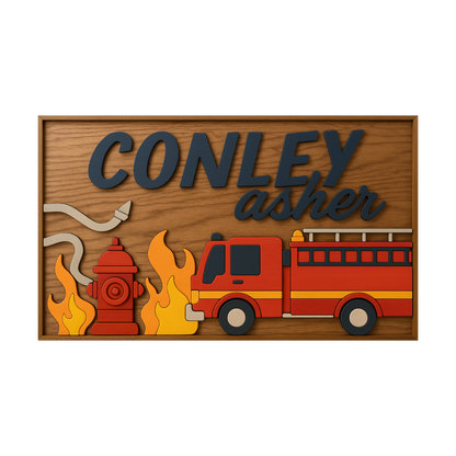 Conley | 3D Wood Sign