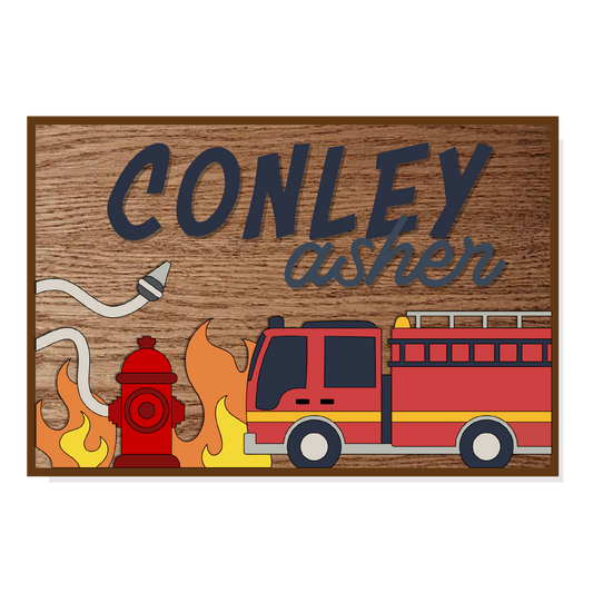 Conley | 3D Wood Sign