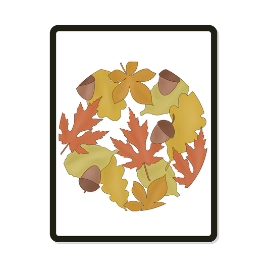 Crisp Round | Autumn Leaves