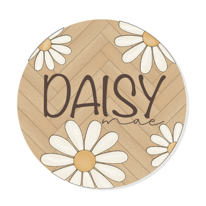 Daisy | 3D Wood Sign