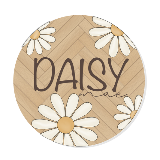 Daisy | 3D Wood Sign