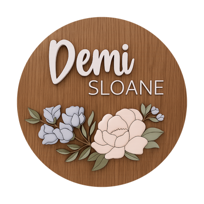 Demi | 3D Wood Sign