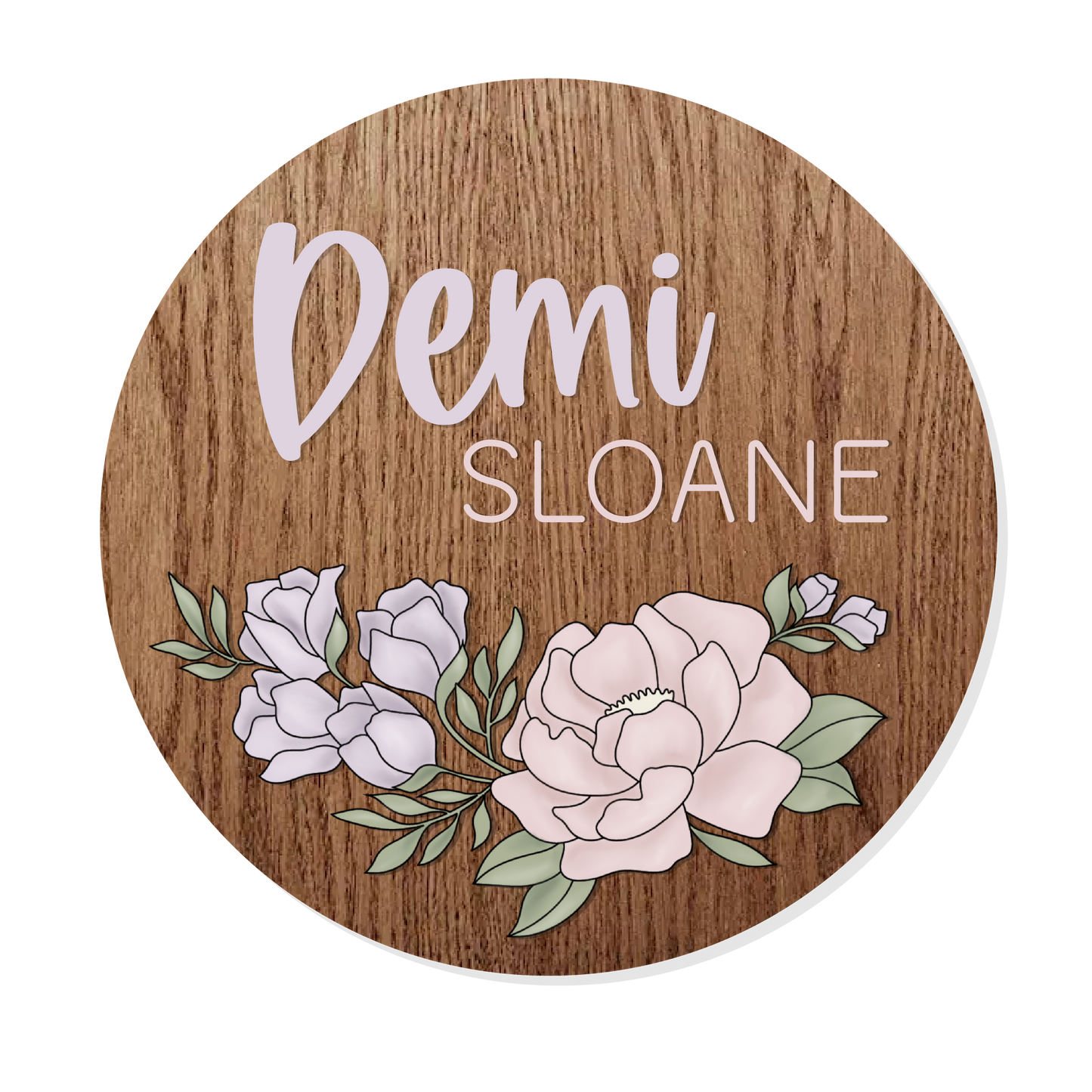 Demi | 3D Wood Sign