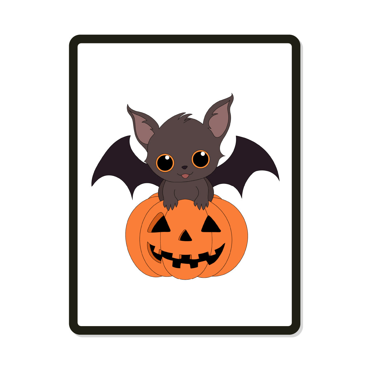 Dracula | Bat & Pumpkin Template