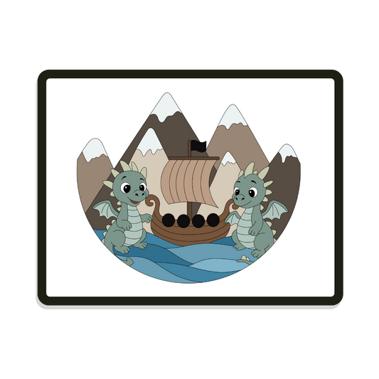 Drake | Round | Viking & Dragon