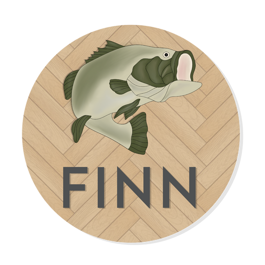 Finn | 3D Wood Sign