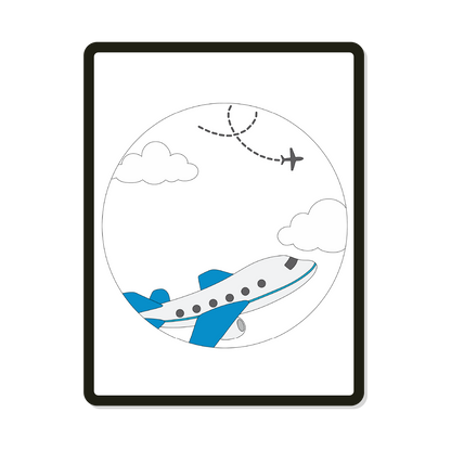 Flyer | Round | Airplane