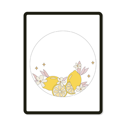 Fresh | Round | Lemon Floral