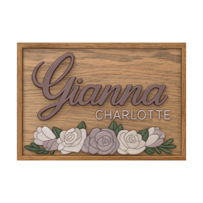 Gianna | 3D Wood Sign