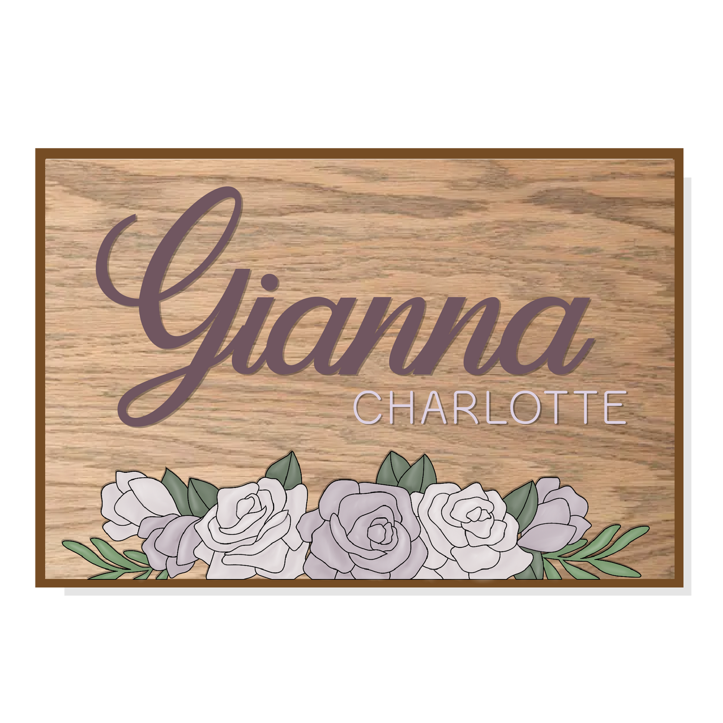 Gianna | 3D Wood Sign