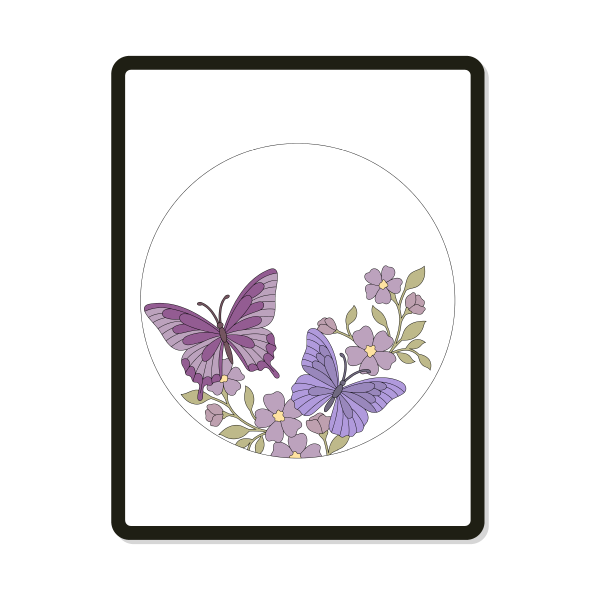Hannah | Round | Butterfly