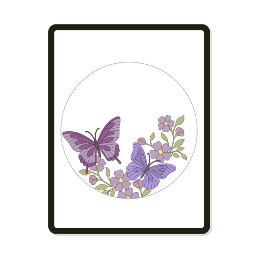 Hannah | Round | Butterfly