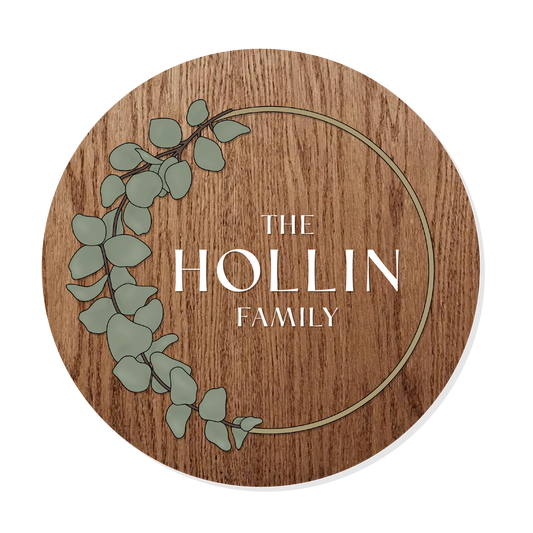 Hollin | 3D Wood Sign