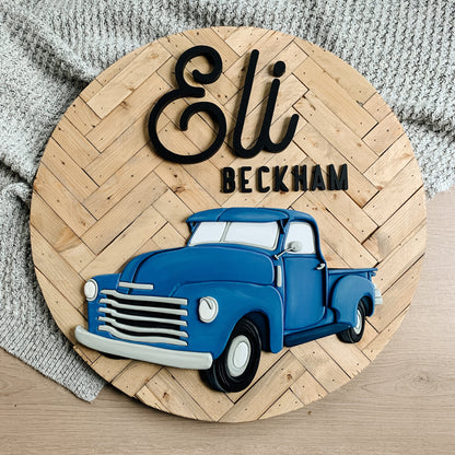 Eli | 3D Wood Sign