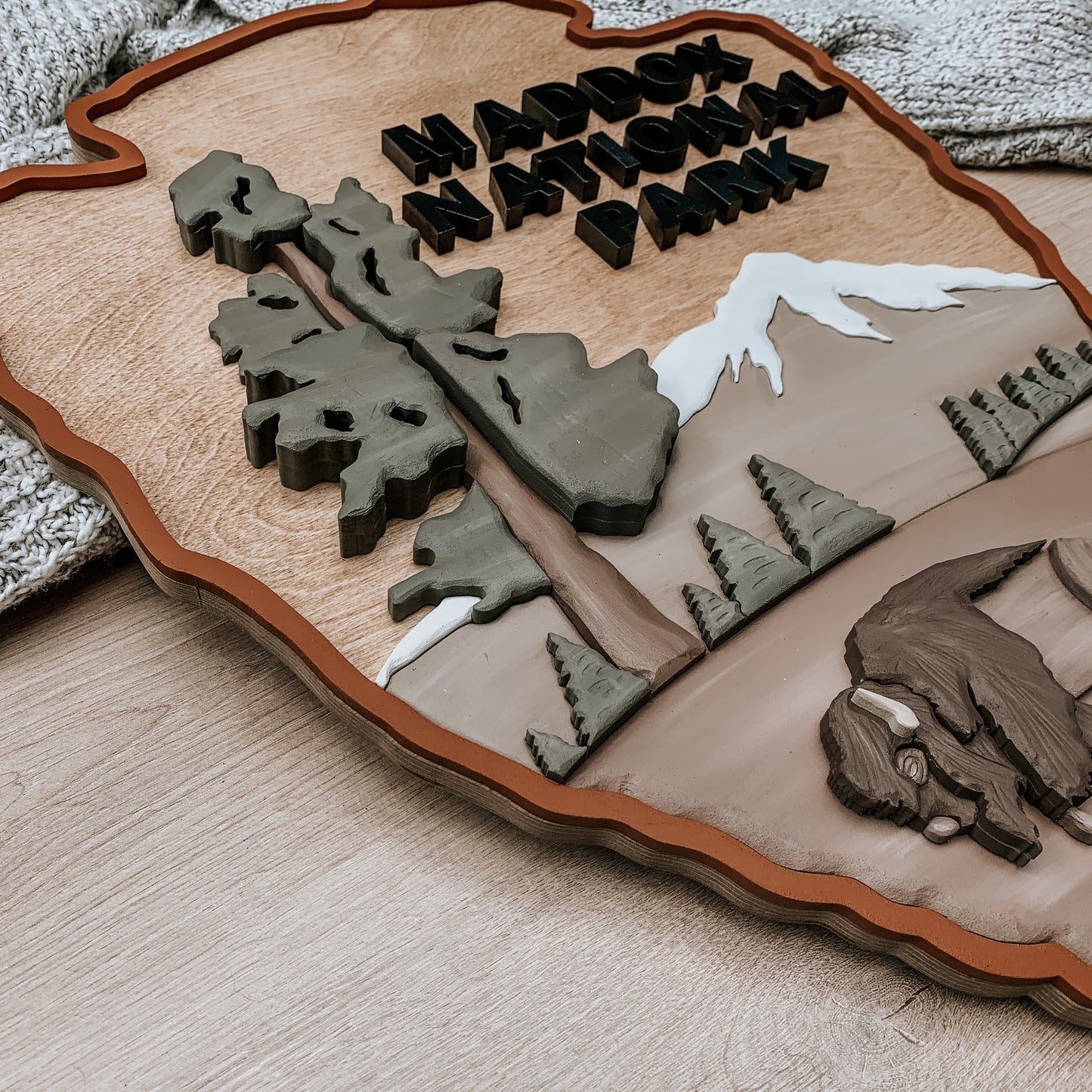 National Park | 3D Wood Sign