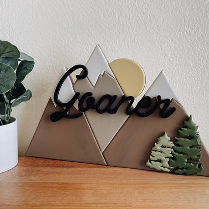 Hunter | 3D Wood Sign