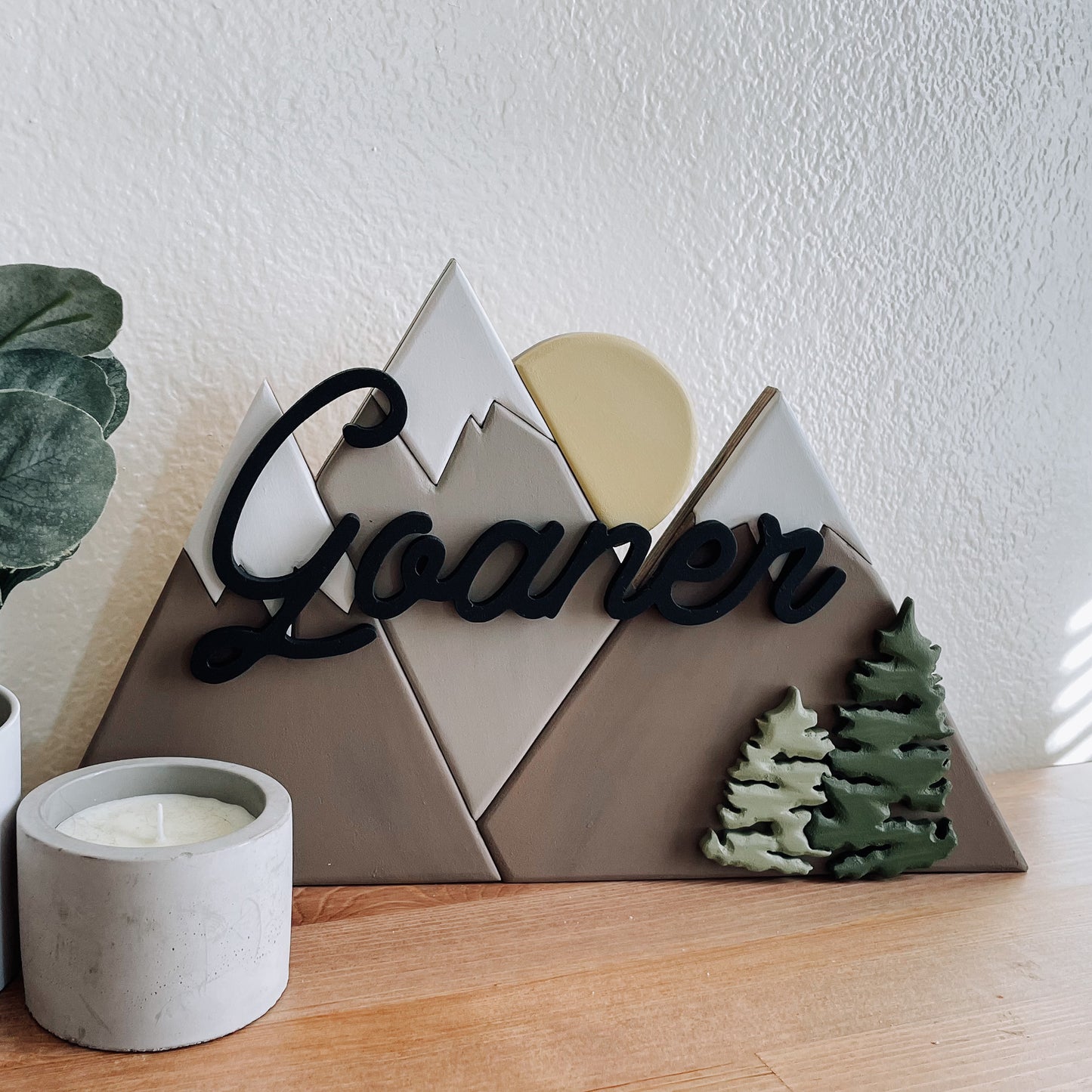 Hunter | 3D Wood Sign