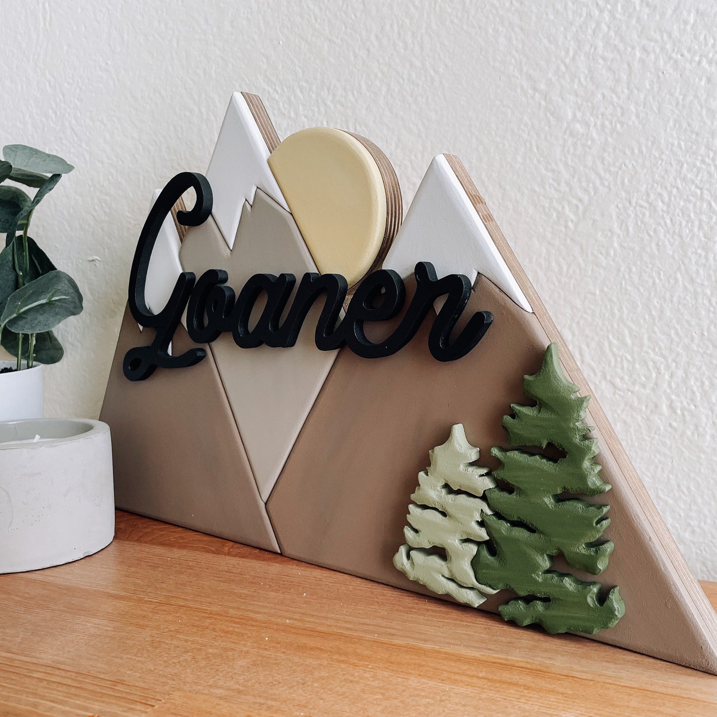 Hunter | 3D Wood Sign