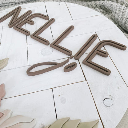 Nellie | 3D Wood Sign