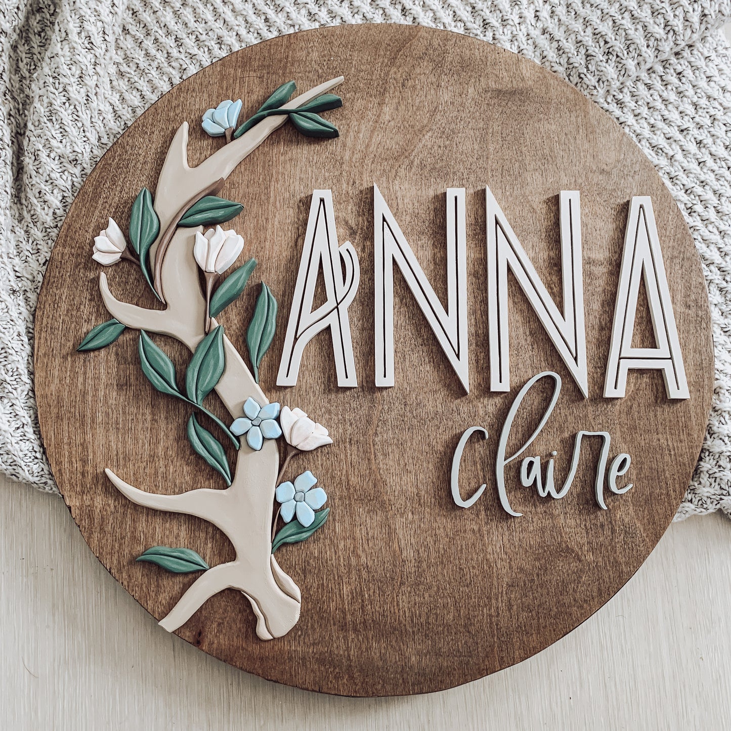 Anna | 3D Wood Sign