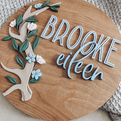 Anna | 3D Wood Sign