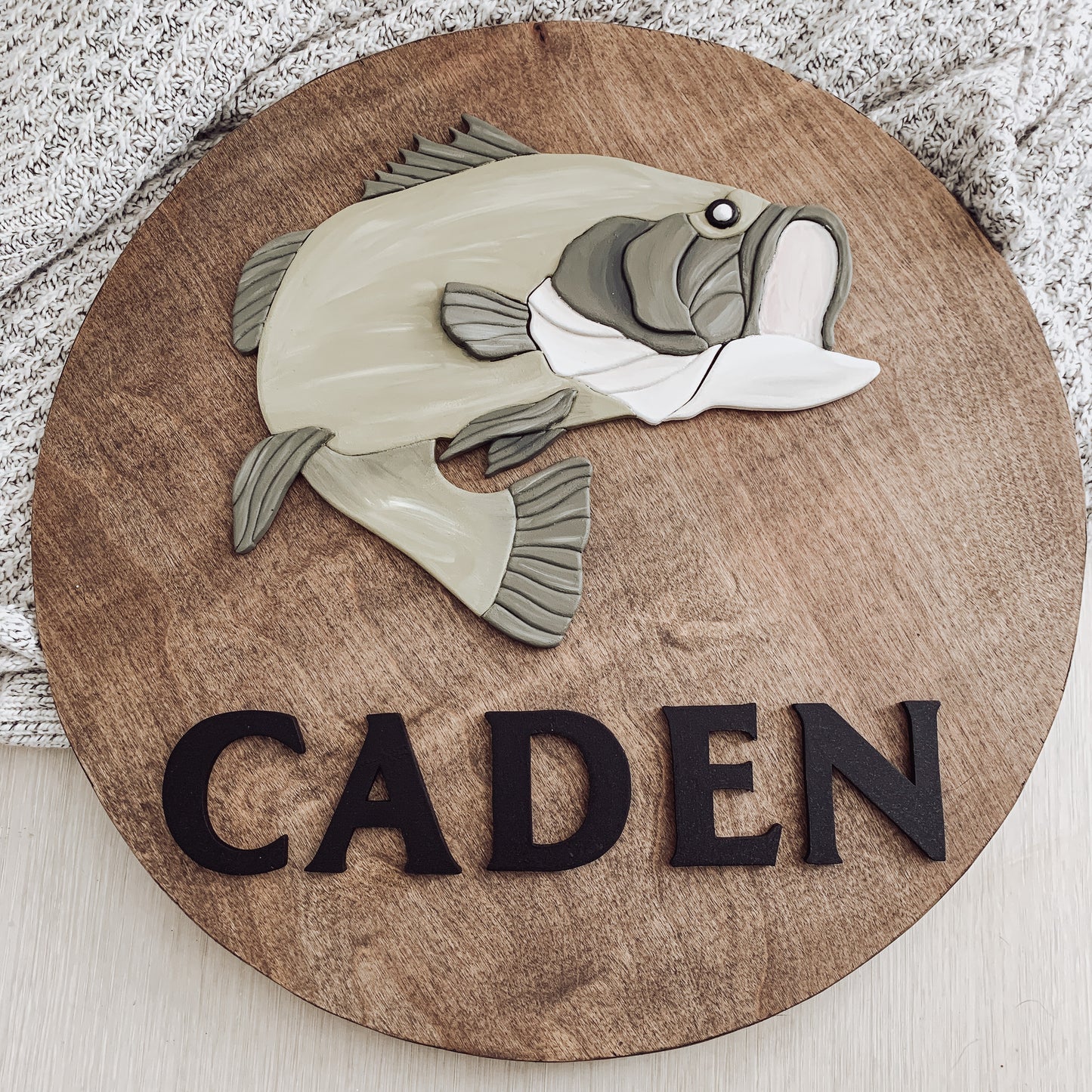 Finn | 3D Wood Sign