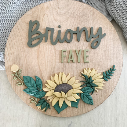 Briony | 3D Wood Sign