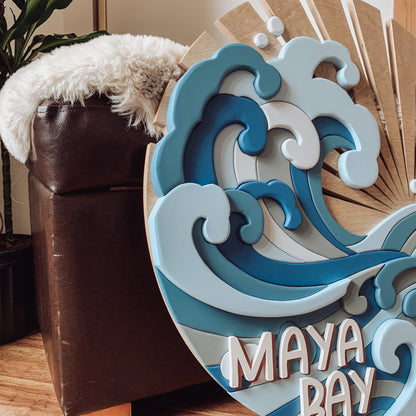 Maya Bay | 3D Wood Sign