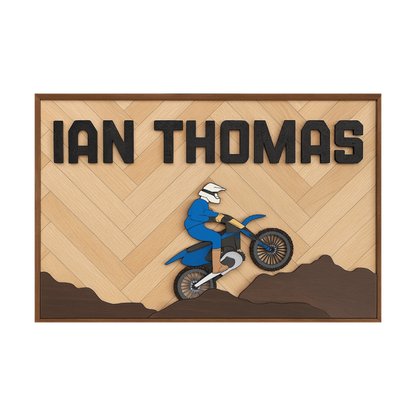 Ian | 3D Wood Sign