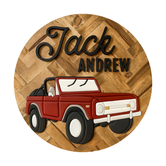 Jack | 3D Wood Sign