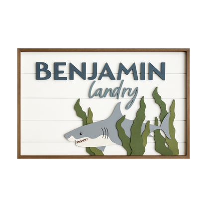 Jaws | 3D Wood Sign