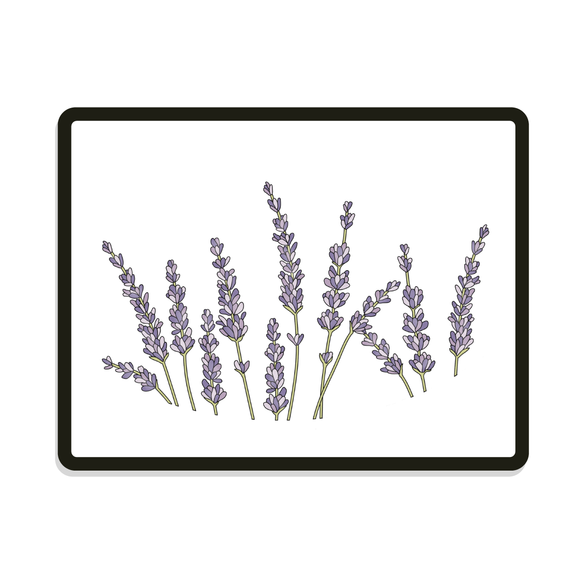 Lavender | Digital SVG Template