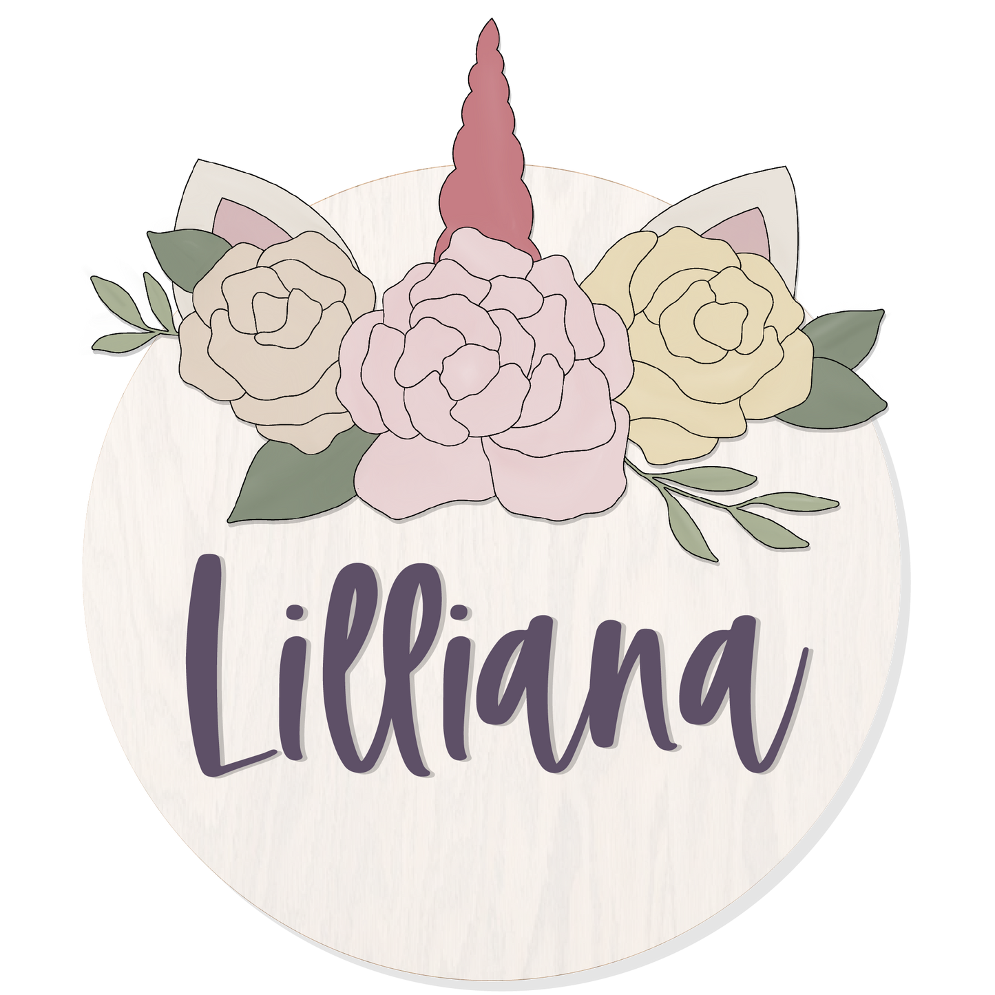 Lillianna | 3D Wood Sign